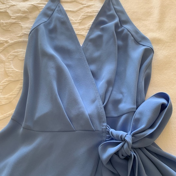 SOLD-DVF Violet Halter Dress- - Picture 3 of 8